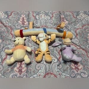 Disney baby plush carseat toy